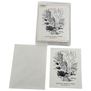 Richard Guy Washington National Cathedral Note Cards Set of 12 Sketch Art D.C.